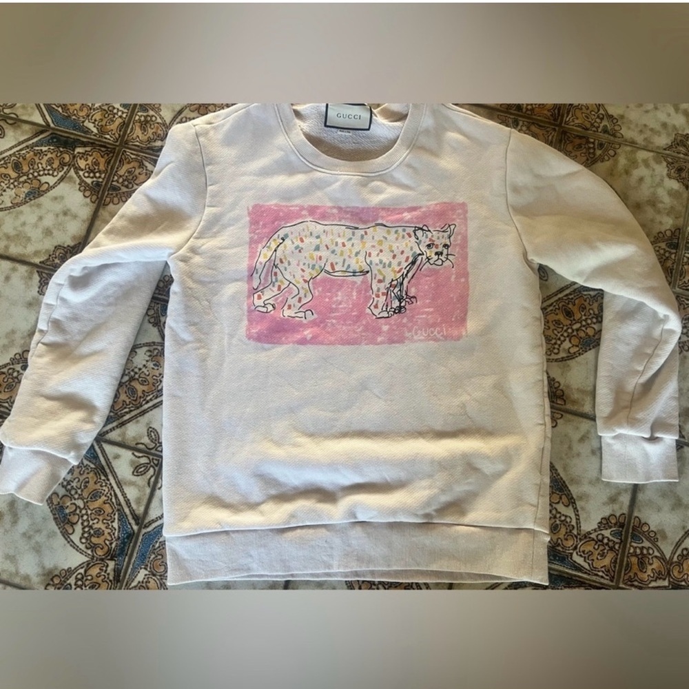 Gucci Rare Limited Edition Isabella Cotier
Cotton Sweatshirt Unisex Medium